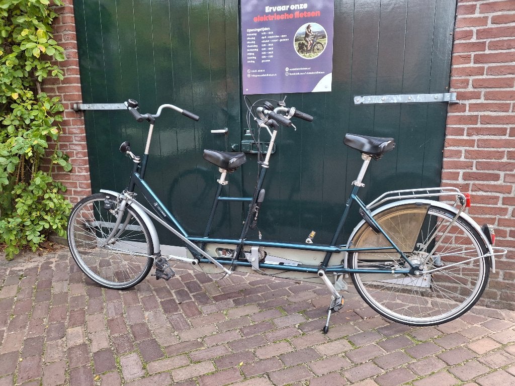 van Raam tandem, bijrijder voor, bestuurder achter., Minder dan 10 versnellingen, Gebruikt, 49 tot 53 cm, 51 tot 55 cm