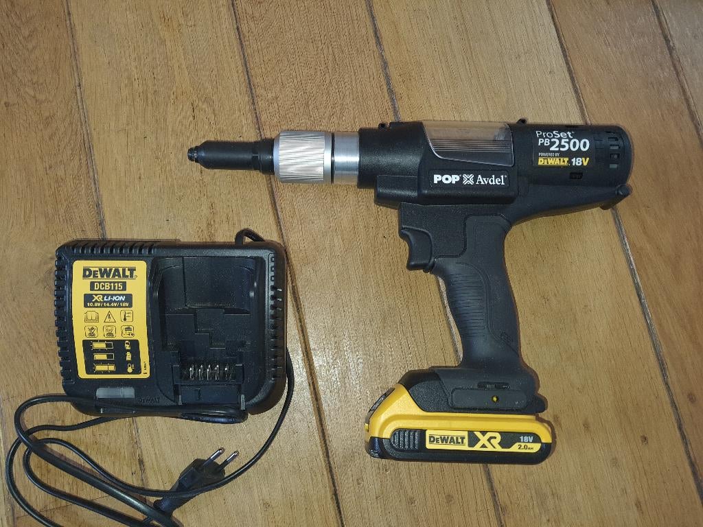 DeWalt PB-2500 Accu Popnageltang Proset, Ophalen of Verzenden, Nieuw