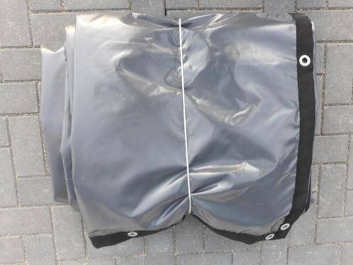 Grijs PVC dekkleed 4 x 6 meter ogen om de 50 cm!!, Watersport en Boten, Ophalen, Nieuw