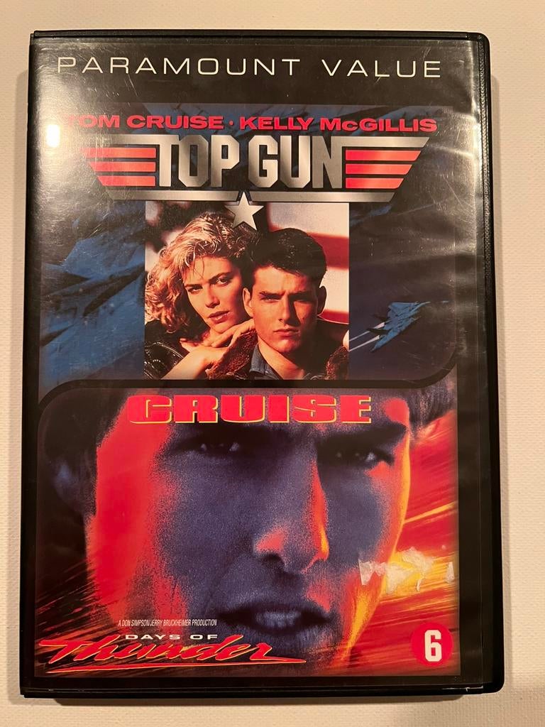 Top gun/ days of thunder, Cd's en Dvd's, Vanaf 16 jaar, Verzenden, Zo goed als nieuw