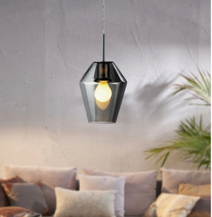 EGLO Murmillo Hanglamp - Modern Design met E27 Fitting, Huis en Inrichting, Lampen | Hanglampen, Ophalen, Nieuw, E27 (groot), Glas