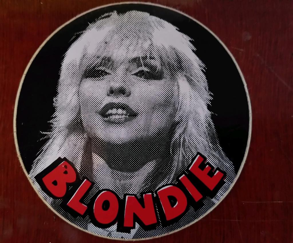 Sticker Blondie, Ophalen of Verzenden, Zo goed als nieuw