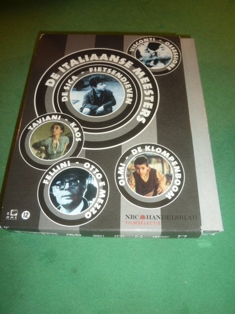 De Italiaanse meesters 5 dvd's Fellini Visconti Taviani Olmi, Verzenden, Alle leeftijden, Nederlands, Italië