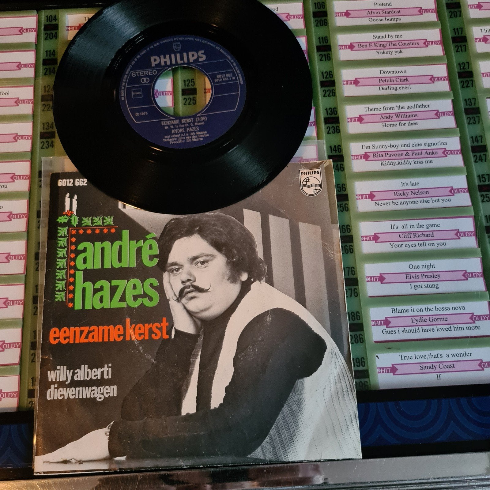 André Hazes - Eenzame Kerst --1976., Gebruikt, 7 inch, Ophalen of Verzenden, Beschermende buitenhoes