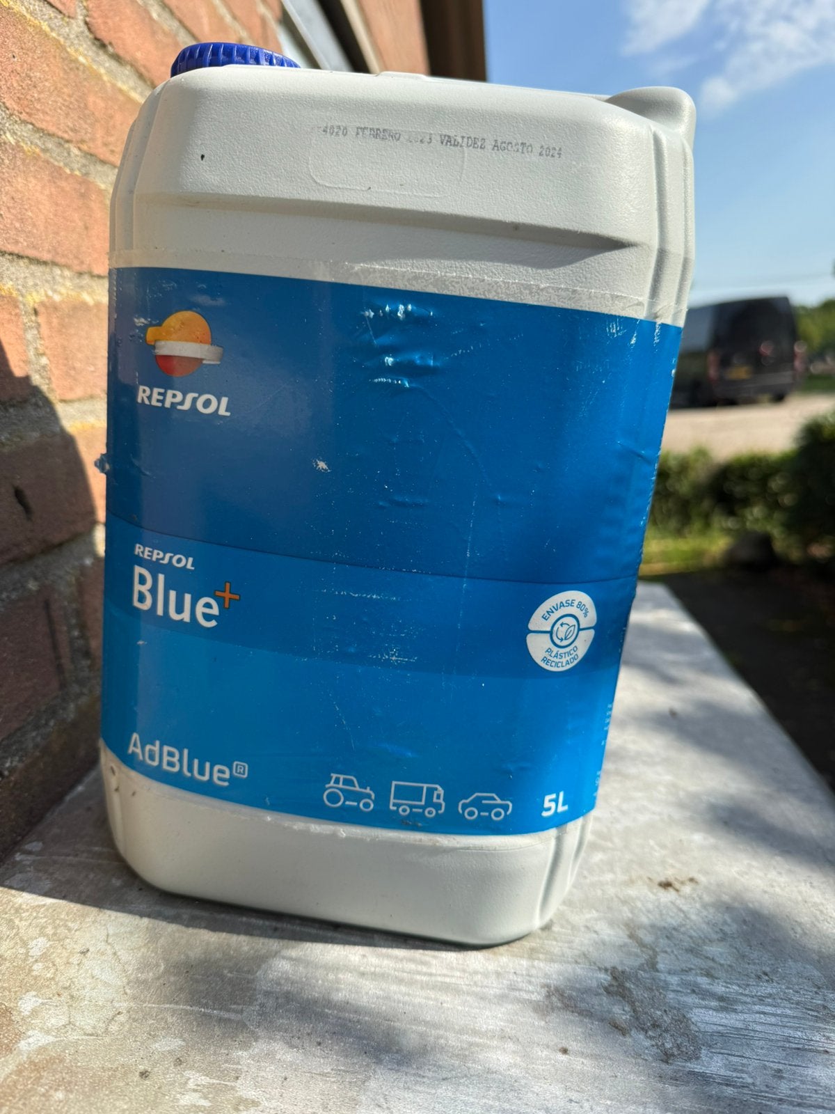 Repsol ad blue, Ophalen, Nieuw