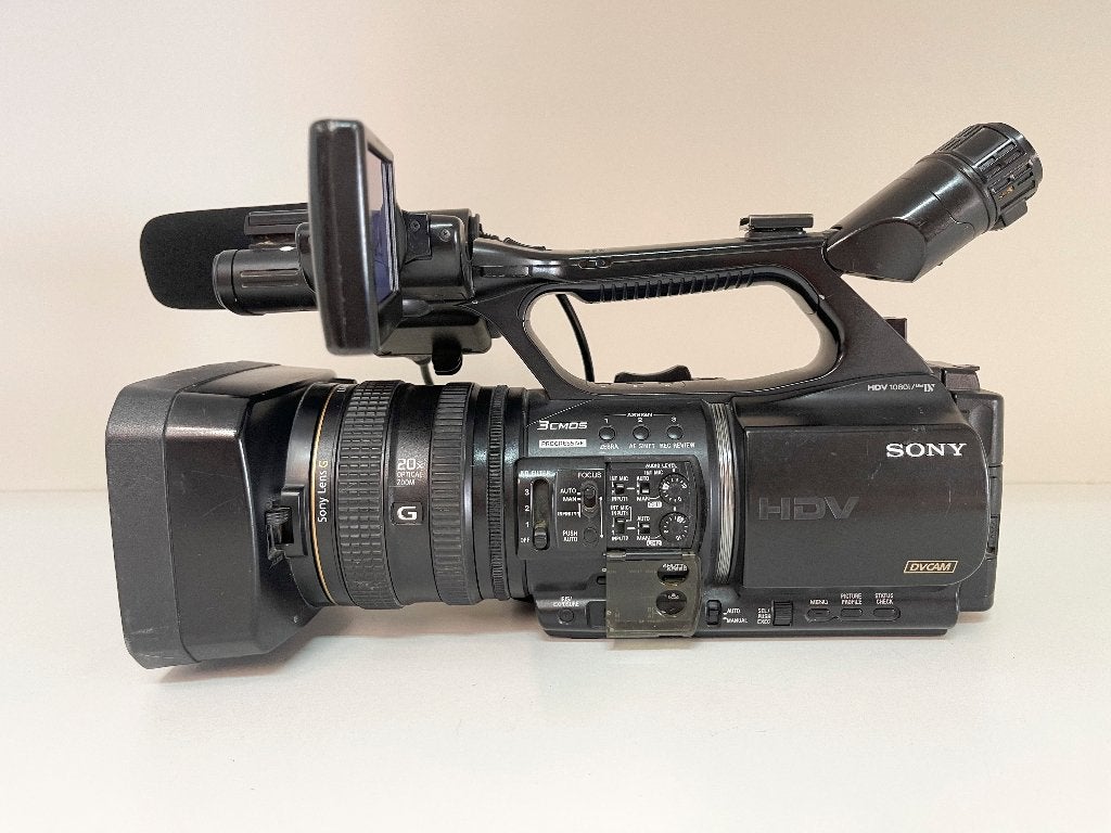 SONY HVR-Z5E professionele HDV/MiniDV camera+MemoryRecording, Mini dv, N, Ophalen of Verzenden, 8 tot 20x