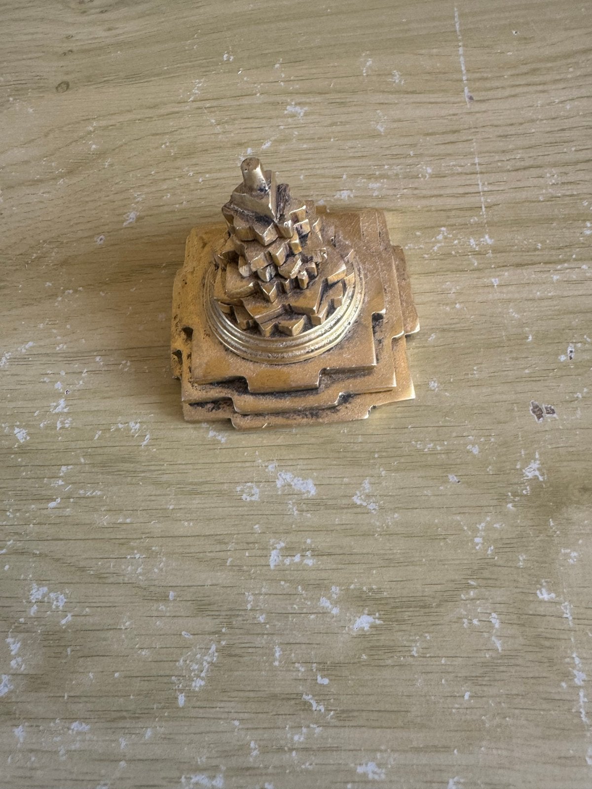 Koperen Jantra uit India - Spiritueel meditatie, Ophalen of Verzenden, Koper
