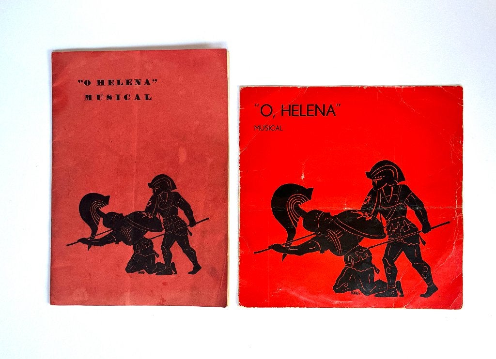 1962 Musical O Helena Progamma boekje en Single Vinyl, Ophalen of Verzenden, Gelezen, Ballet of Musical