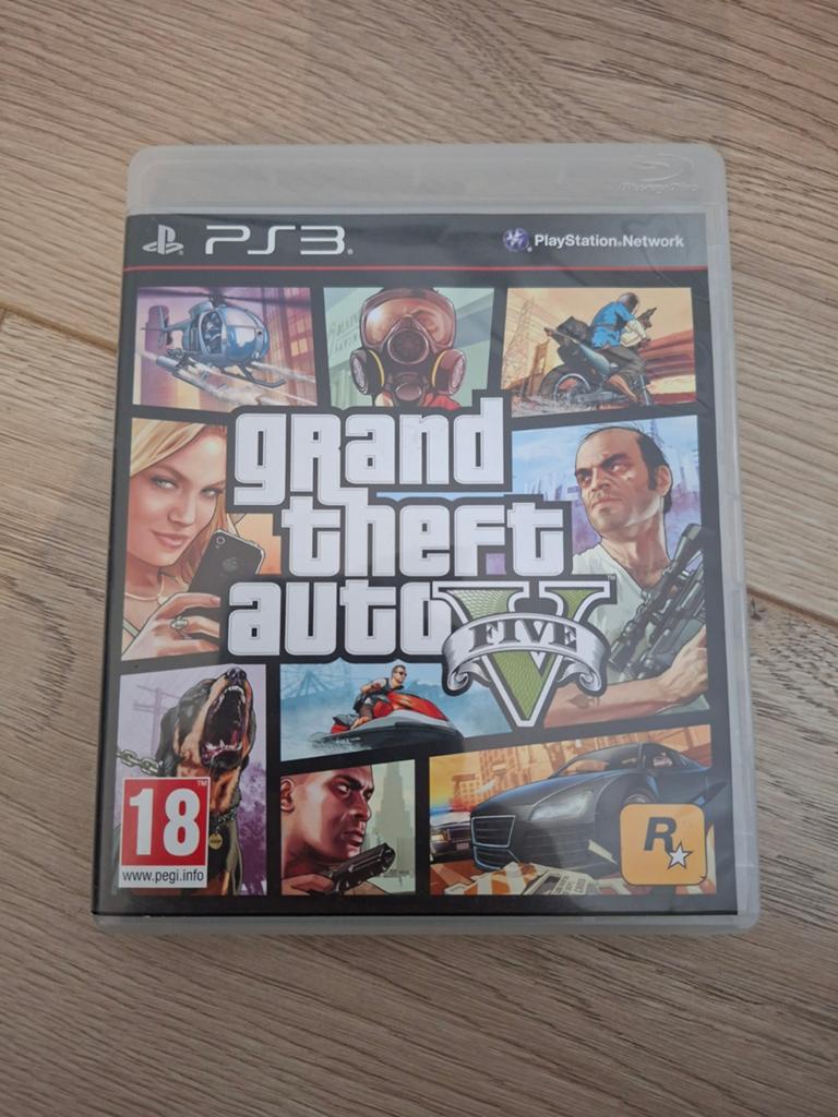 Grand Theft Auto V (GTA 5) PS3 - Actie/Avontuur, Avontuur en Actie, Online, Gebruikt, Vanaf 18 jaar
