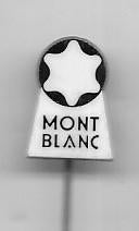 MONT BLANC VULPEN ZWART WITTE SPELD, Ophalen of Verzenden, Gebruikt, Vulpen, Mont Blanc