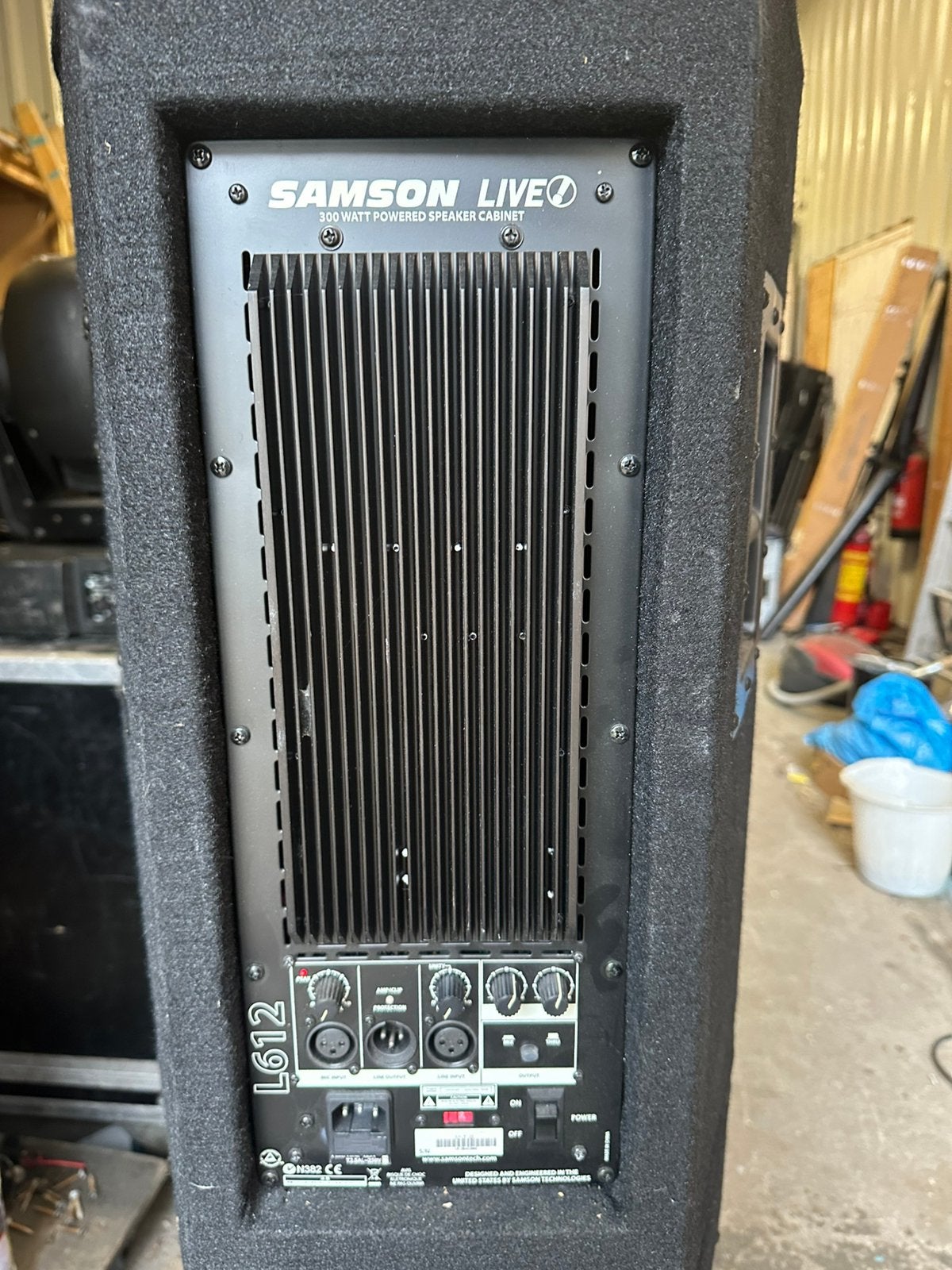 2 stuks Samson L612 actieve speakers, Gebruikt, Overige typen, Samson, Ophalen