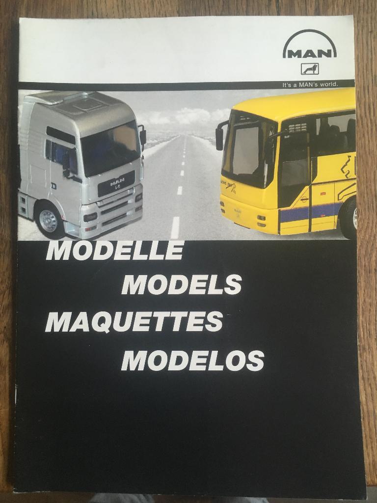 MAN truck miniatuurautofolder, Ophalen of Verzenden, Nieuw, Bus of Vrachtwagen, Overige merken