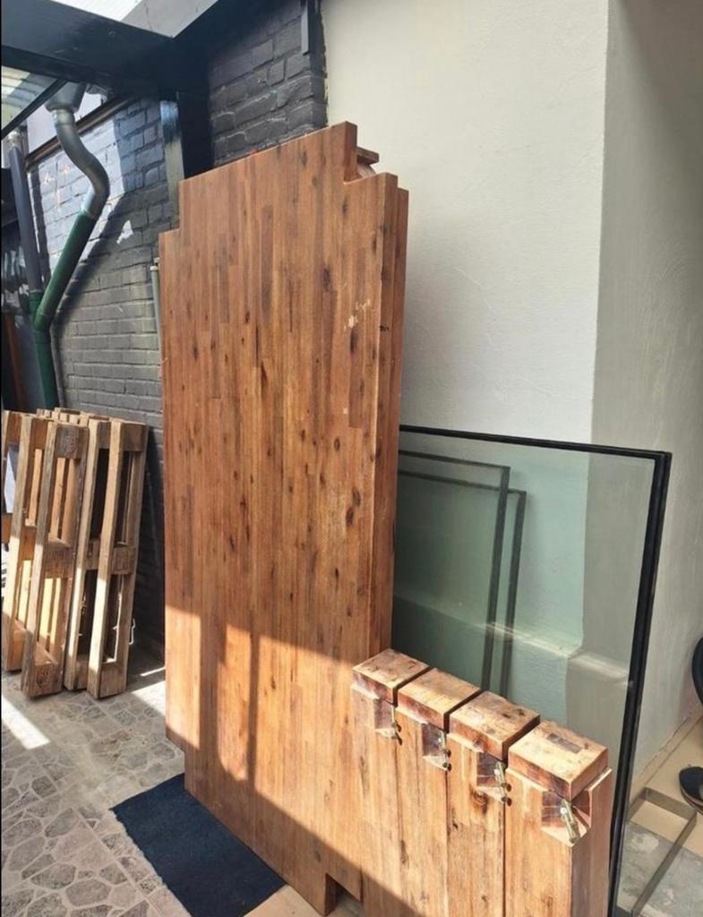 Tafel, Huis en Inrichting, Tafels | Eettafels, Ophalen, Gebruikt, Rechthoekig, 50 tot 100 cm
