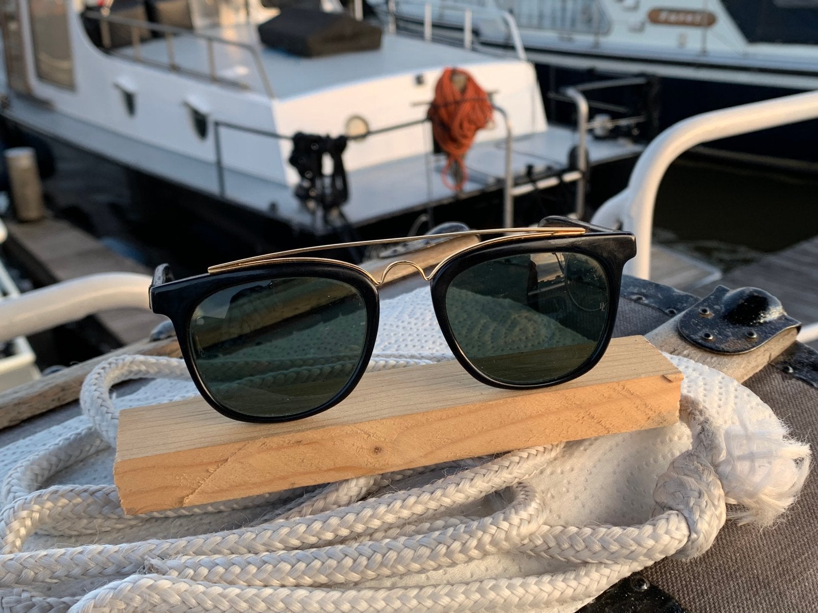 Rayban 24karaat verguld made usa b&l g15 echt glas, Sieraden, Tassen en Uiterlijk, Zonnebrillen en Brillen | Heren, Zonnebril
