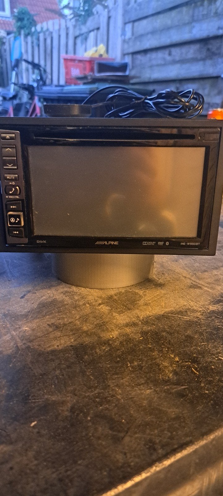 Te koop Alpine radio, Auto diversen, Autoradio's, Ophalen, Gebruikt