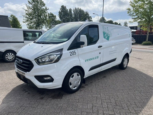 Ford Transit Custom 300 2.0 TDCI 96KW L2H1 LANG AUTOMAAT AIR, Euro 6, 4 cilinders, Wit, Origineel Nederlands