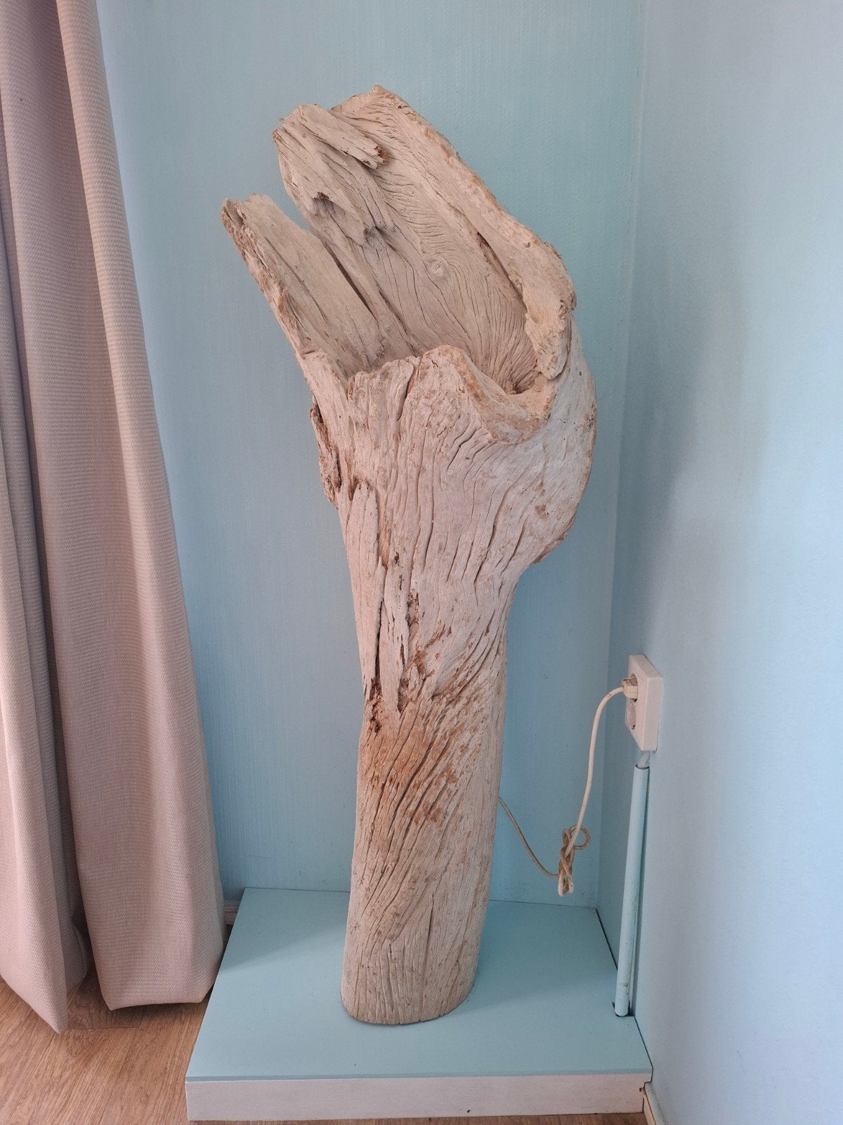 Lamp van driftwood, Ophalen, Gebruikt