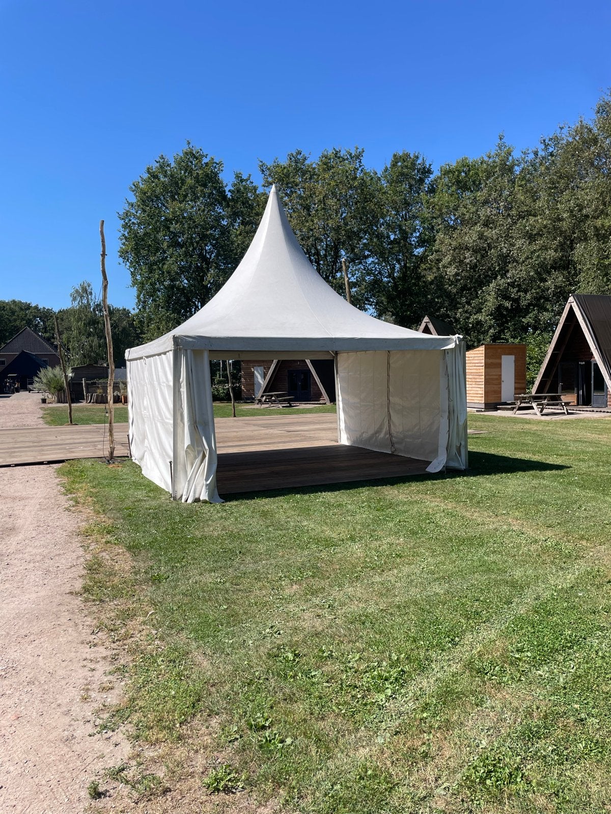 Pagodetent te huur voor evenementen en feesten, Caravans en Kamperen, Tenten, Ophalen, Gebruikt