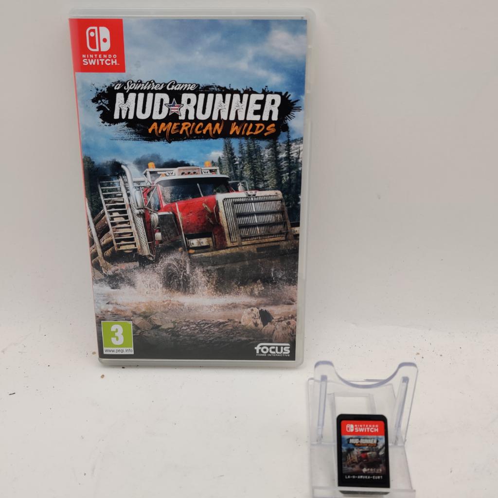 Spintires: MudRunner American Wilds Edition - Switch €19.99, N, N, 1 speler, Racen en Vliegen
