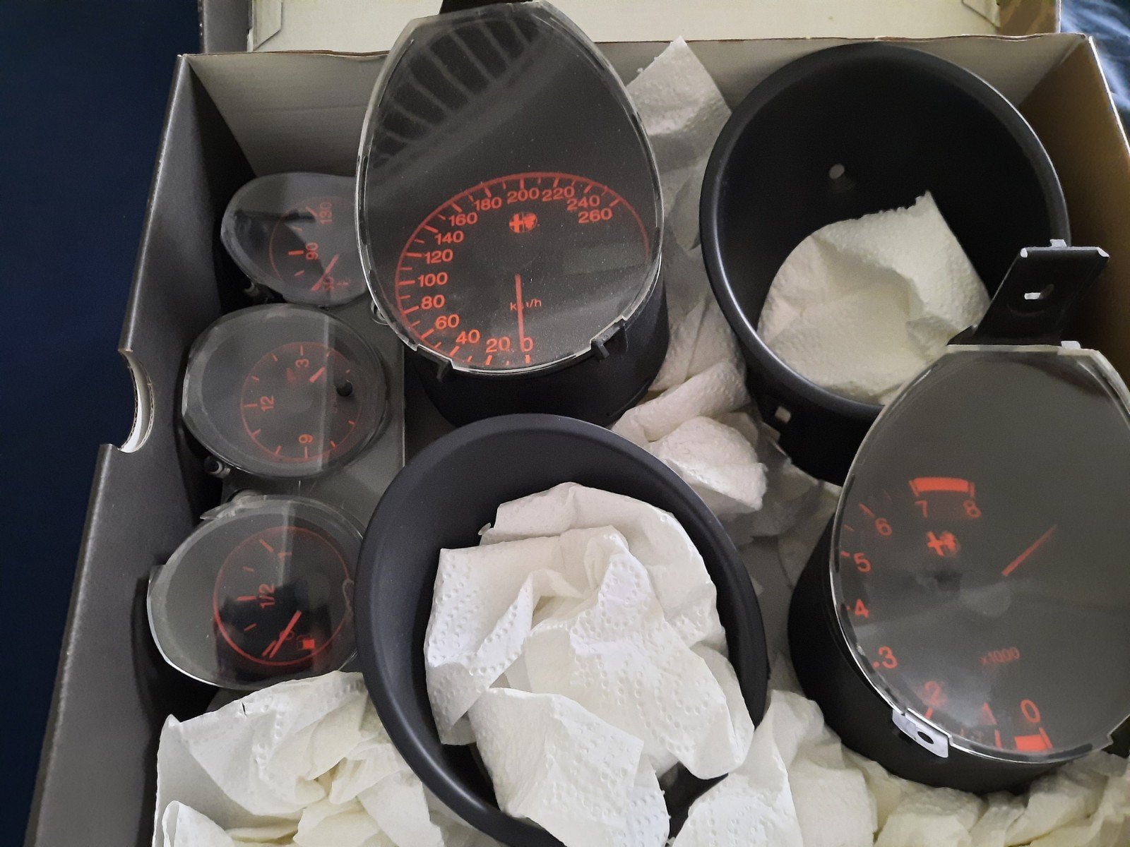 Instrumenten Alfa 156 V6 sportpakket (1997-2002), Auto-onderdelen, Ophalen of Verzenden, Gebruikt, Alfa Romeo