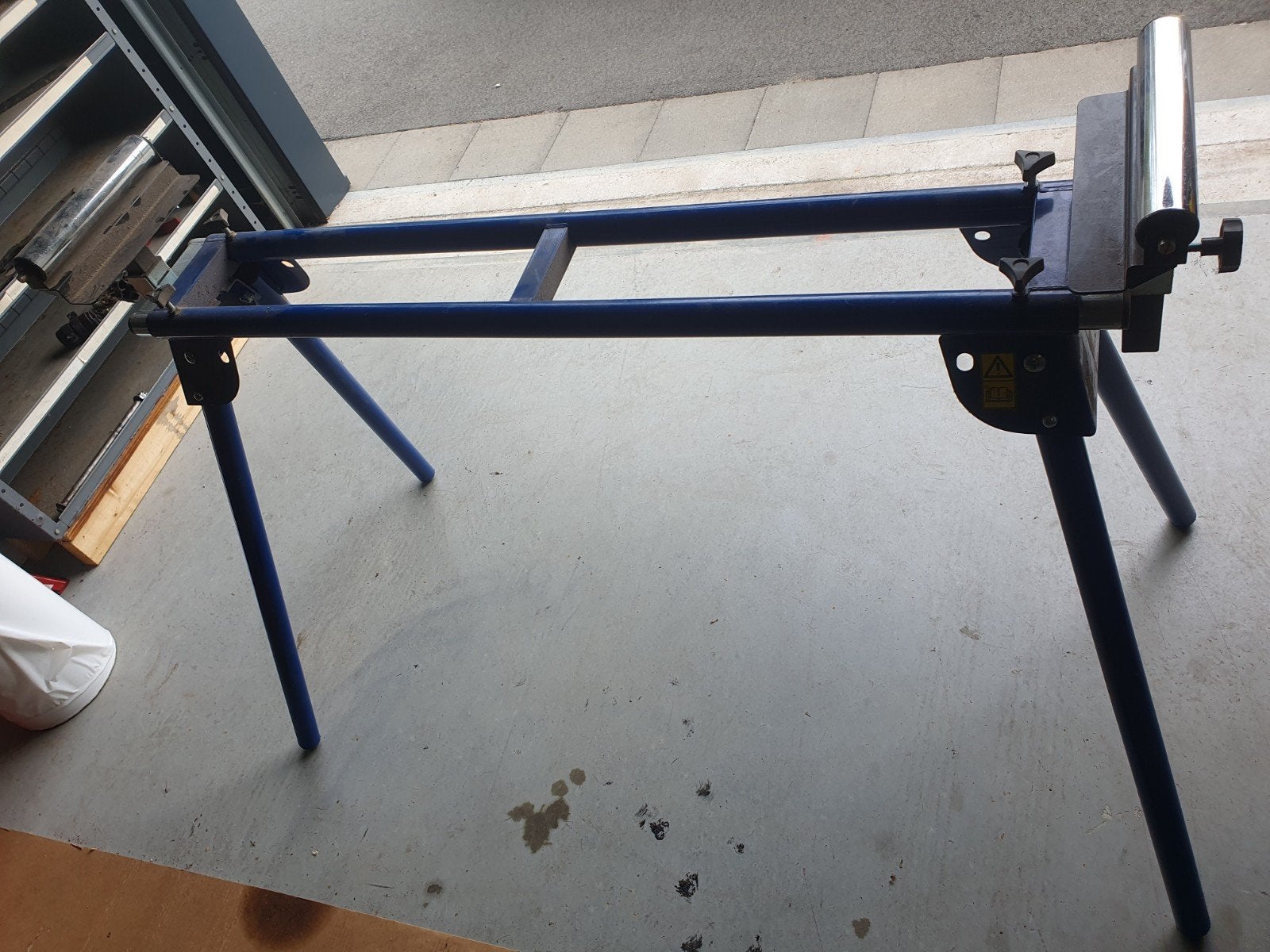 Scheppach zaagbok met machineklemmen, Doe-het-zelf en Verbouw, Ophalen