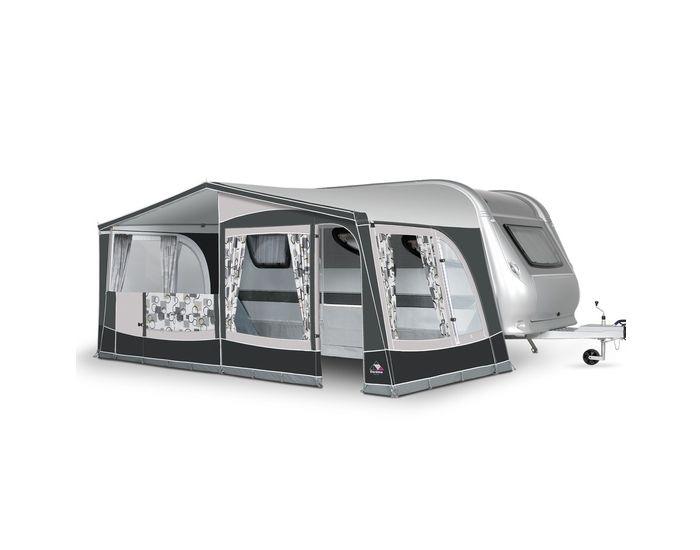 Voortent: Dorema Multinova Excellent (maat 13), Caravans en Kamperen, Voortenten en Luifels, Ophalen, Zo goed als nieuw, Polyester