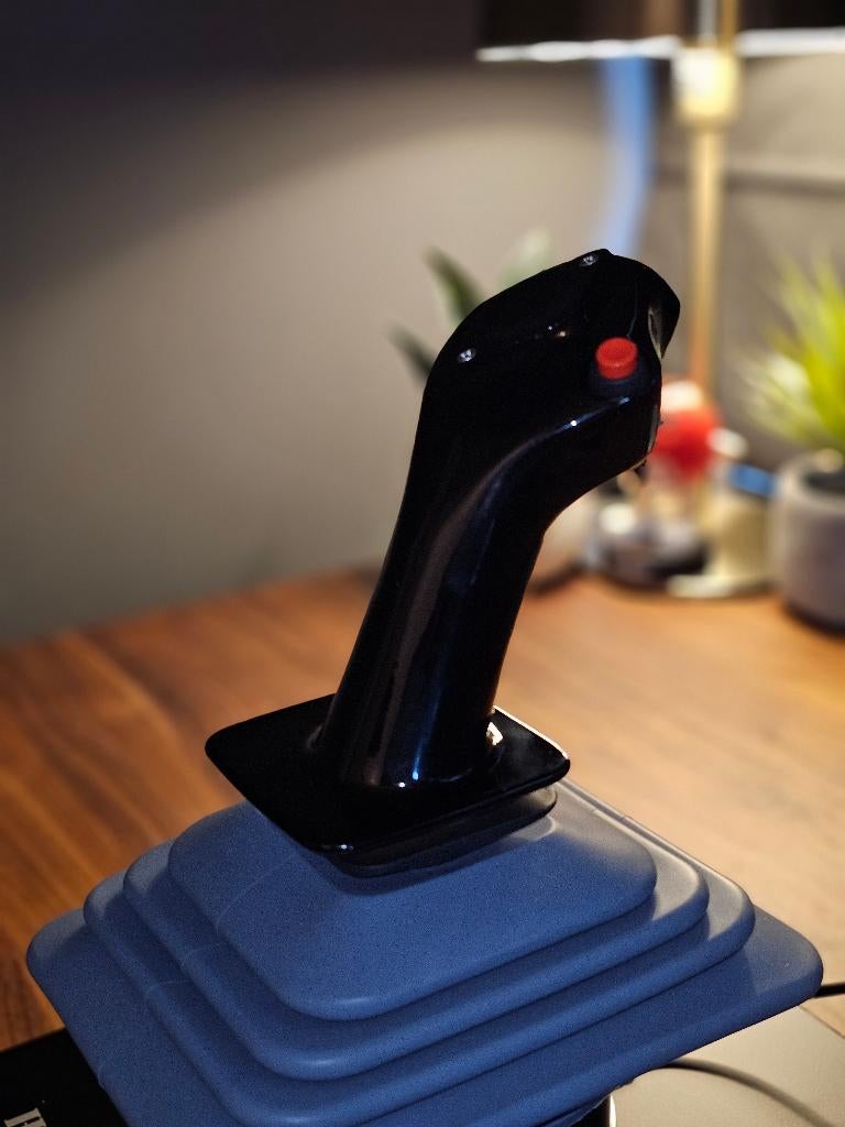 FSprojects Airbus side stick + thrustmaster base, Computers en Software, Joysticks, Ophalen, Zo goed als nieuw