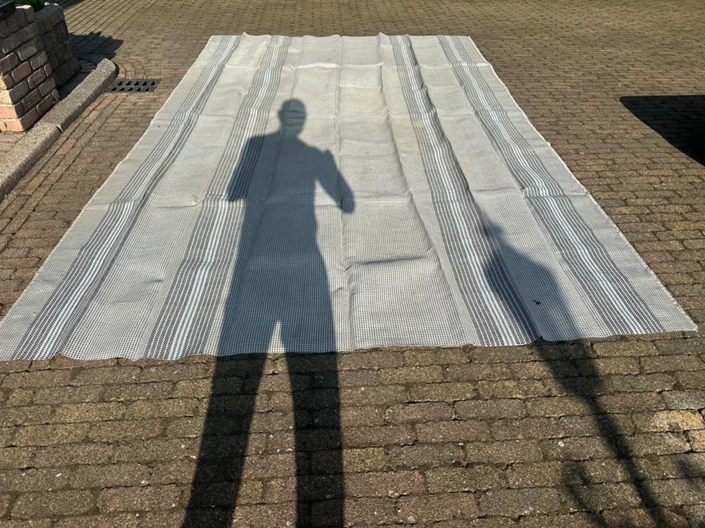 Grondzeil 4.0 meter x 2,50 cm als nieuw, Ophalen of Verzenden, Zo goed als nieuw