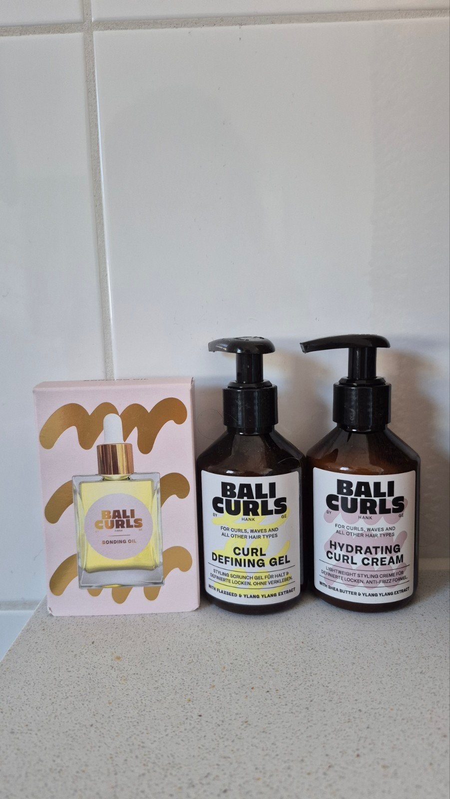 Bali Curls Haarverzorgingsset: Olie, Gel & Crème, Ophalen of Verzenden, Nieuw, Haarverzorger of -hersteller