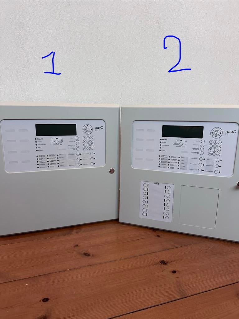 Partij Hertek Brandmeldcentrales - Penta 6000 - Penta 5000!!, Doe-het-zelf en Verbouw, Alarmsystemen, Zo goed als nieuw, Detector, Sensor of Melder
