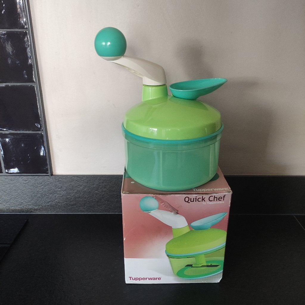 Quick Chef tupperware, Huis en Inrichting, Keuken | Tupperware, Overige typen, Ophalen of Verzenden, Zo goed als nieuw, Vaatwasserbestendig
