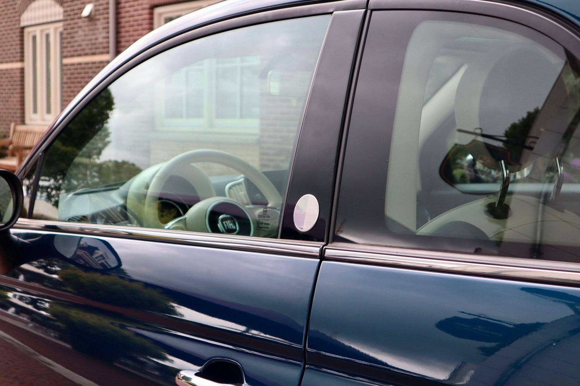Fiat 500 1.2 Mirror | RIJKLAARPRIJS | Apple CarPlay & Androi, Auto's, Voorwielaandrijving, Gebruikt, 4 cilinders, Blauw