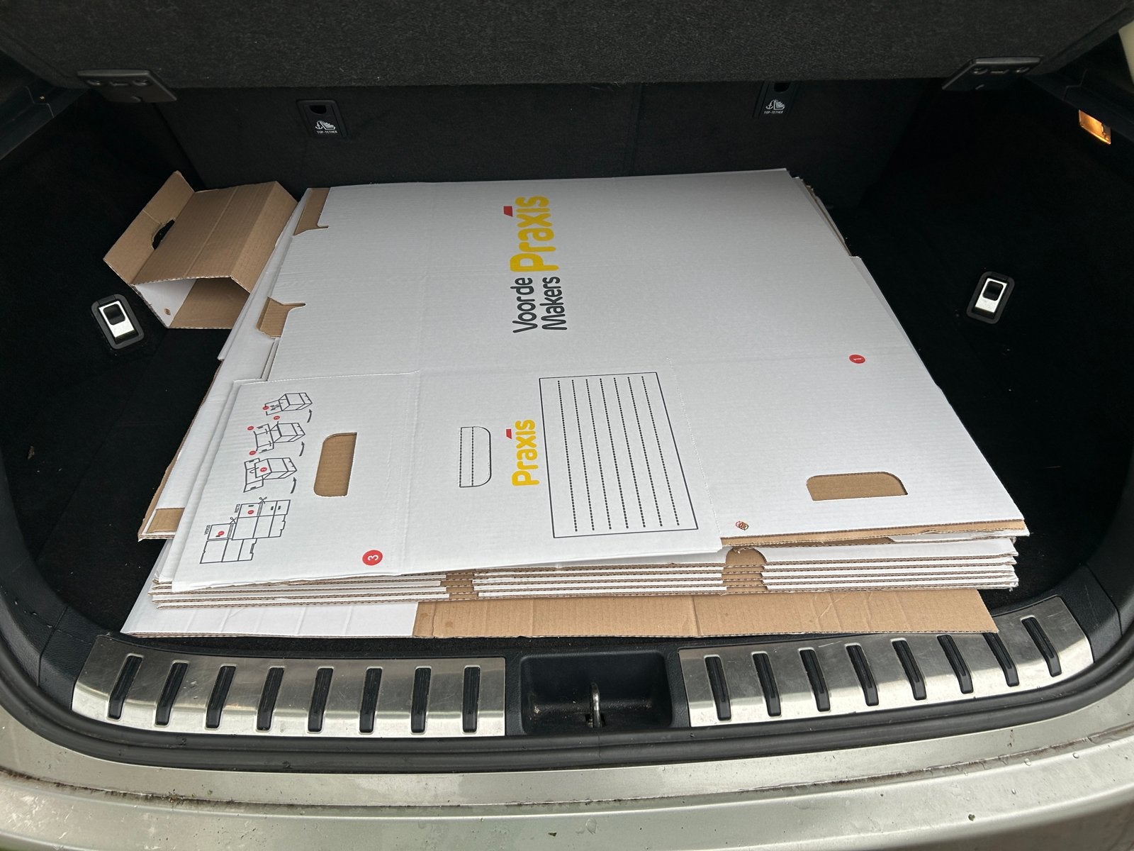 Praxis verhuisdozen - set van 10, Ophalen, Doos, 40 tot 60 cm, Opvouwbaar