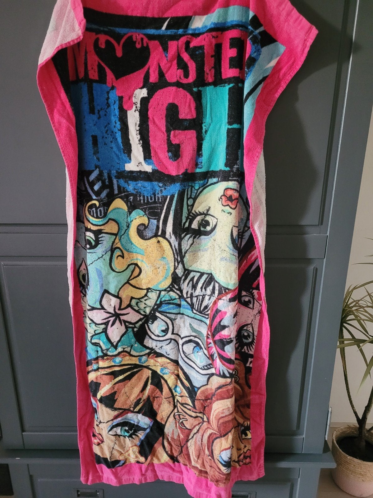 Monster High Handdoek - Ideaal voor Zwemmen/Strand, Ophalen of Verzenden, Gebruikt, Monster High, Meisje