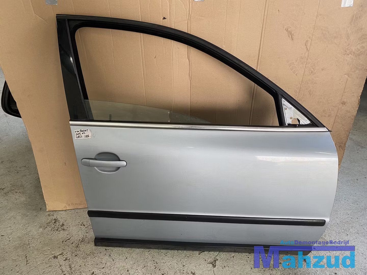 VW PASSAT B5.5 BLAUW LB5S Rechts voor deur portier 2000-2005, Gebruikt, Volkswagen AG, Volkswagen, Deur