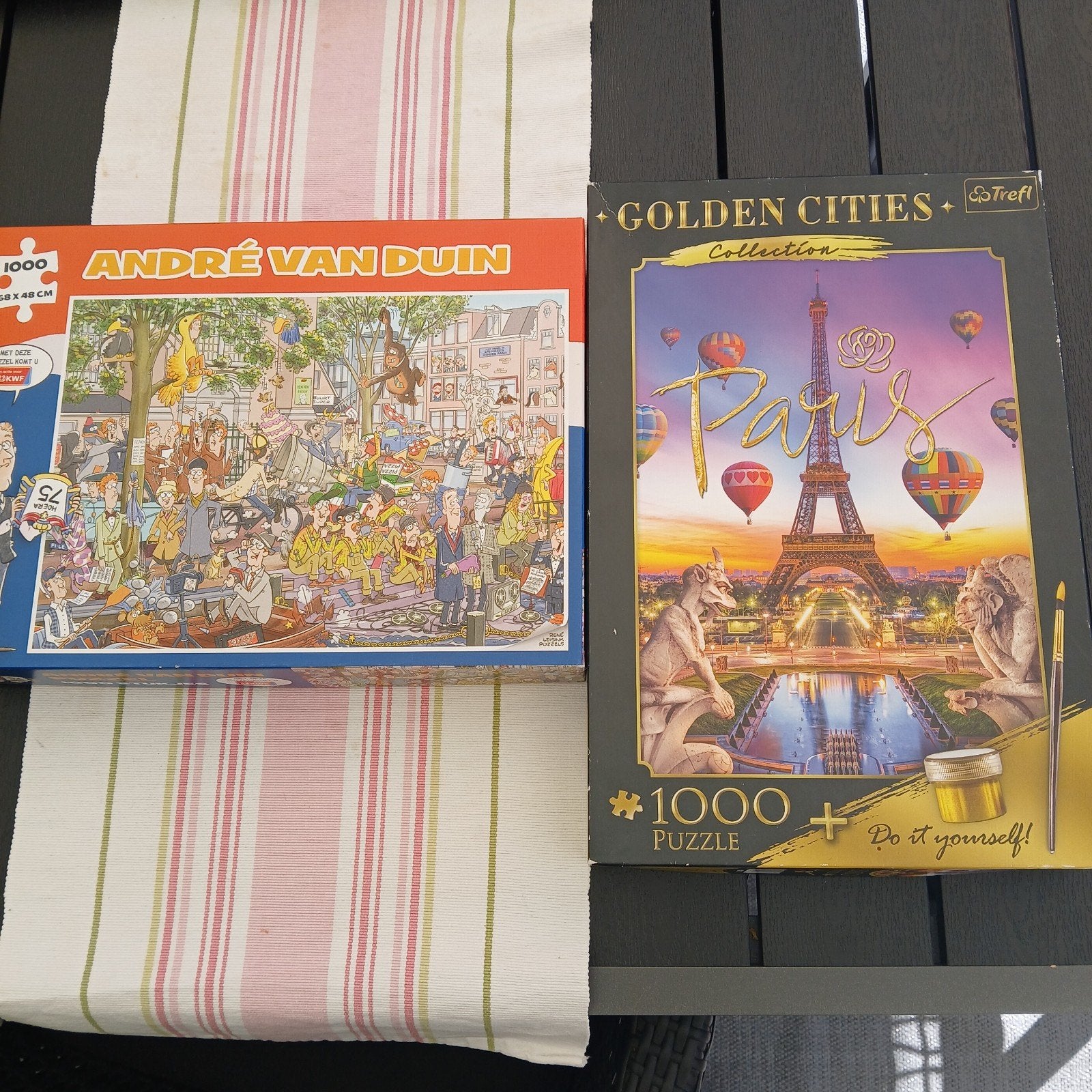 2x 1000 stuks puzzel, Ophalen of Verzenden, Zo goed als nieuw