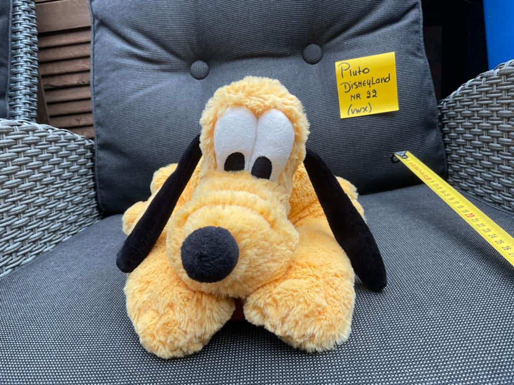Nieuwe Disneyland Parijs Pluto knuffel 30/35cm, Ophalen, Goofy of Pluto, Nieuw, Knuffel