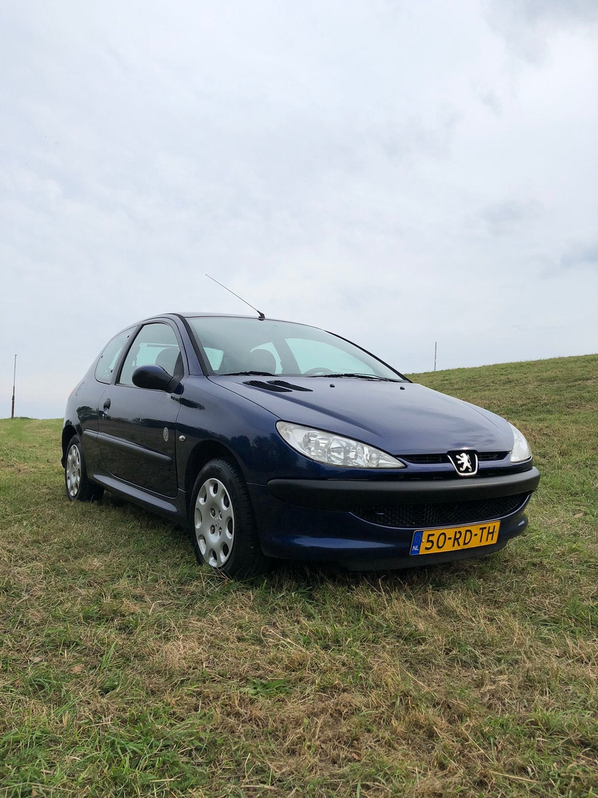 Peugeot 206 1.4 X-line, 88.840km, mijn oma’s auto,, Auto's, 4 cilinders, Blauw, Particulier, 75 pk