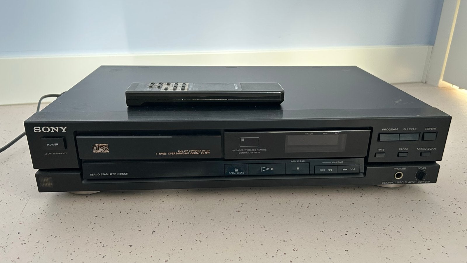 Sony CDP-390 CD Speler - Uitstekende Staat, Ophalen of Verzenden, Gebruikt, Sony