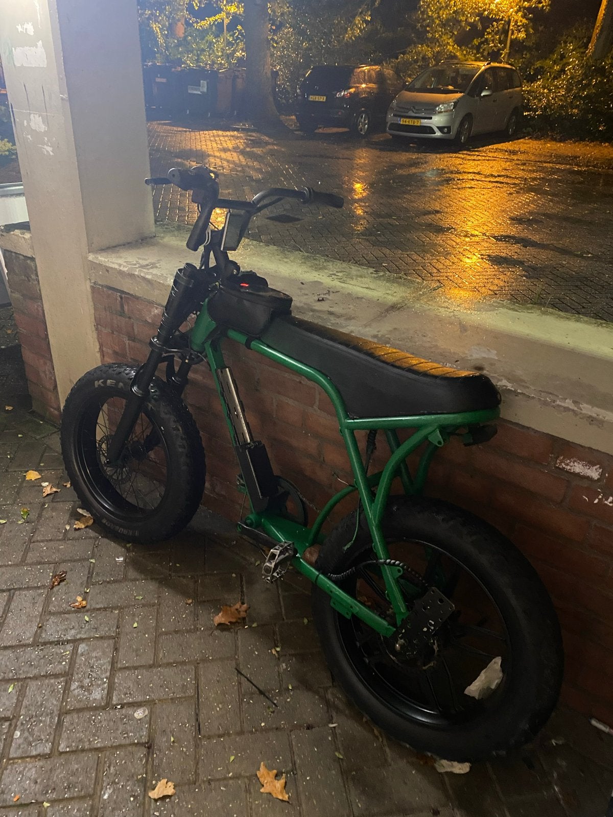 Stoere groene fatbike - Zo goed als nieuw zonder comtroleer, Fietsen en Brommers, Ophalen, Zo goed als nieuw, Overige merken