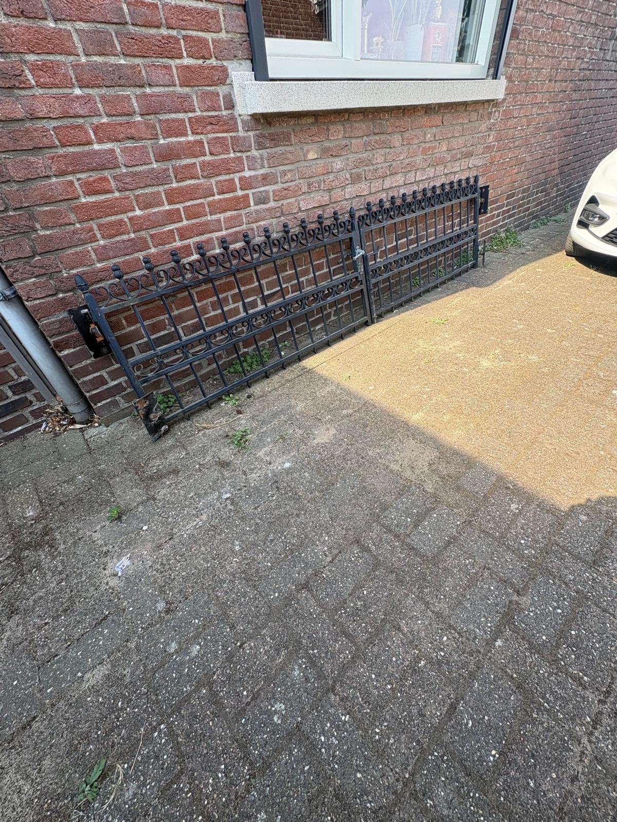 Sier poort voor oprit, Ophalen, Met poort, Gebruikt, Sierhekwerk