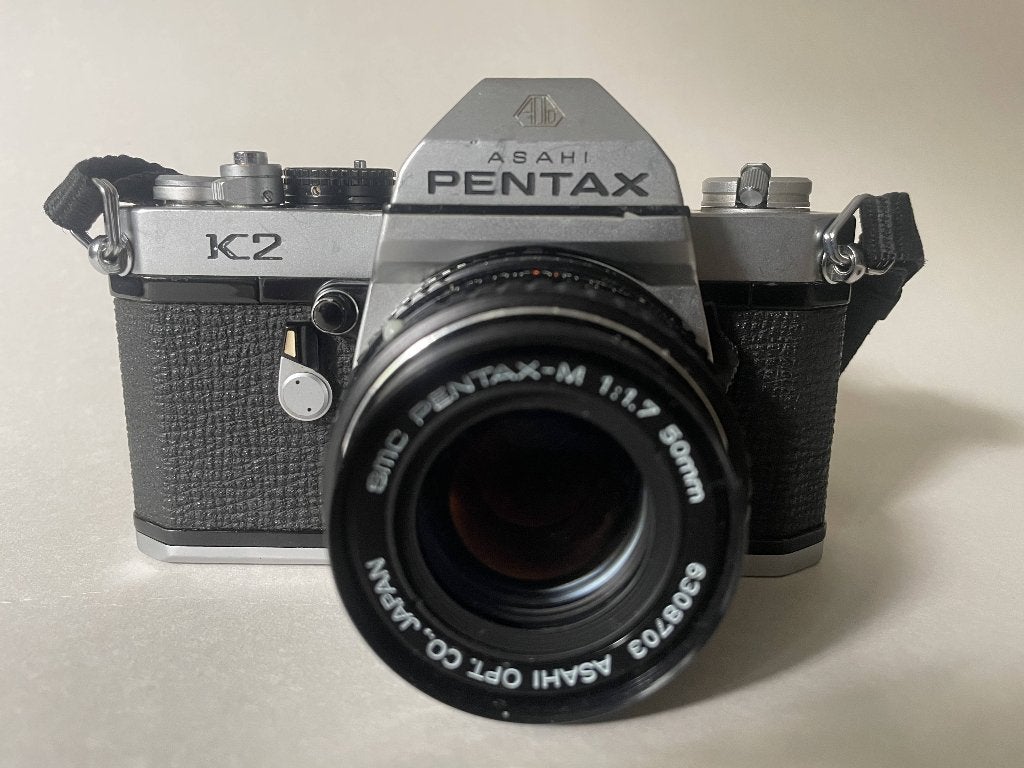 Pentax K2 werkend, Ophalen of Verzenden, Refurbished, Spiegelreflex, Pentax