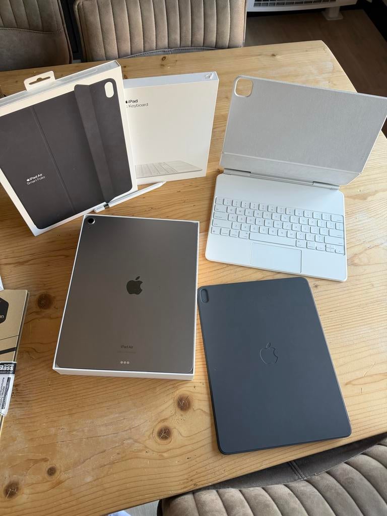iPad Air 13-inch (M2) 128gb - Zo goed als nieuw, Ophalen, 13 inch of meer, Apple iPad Air, Nieuw