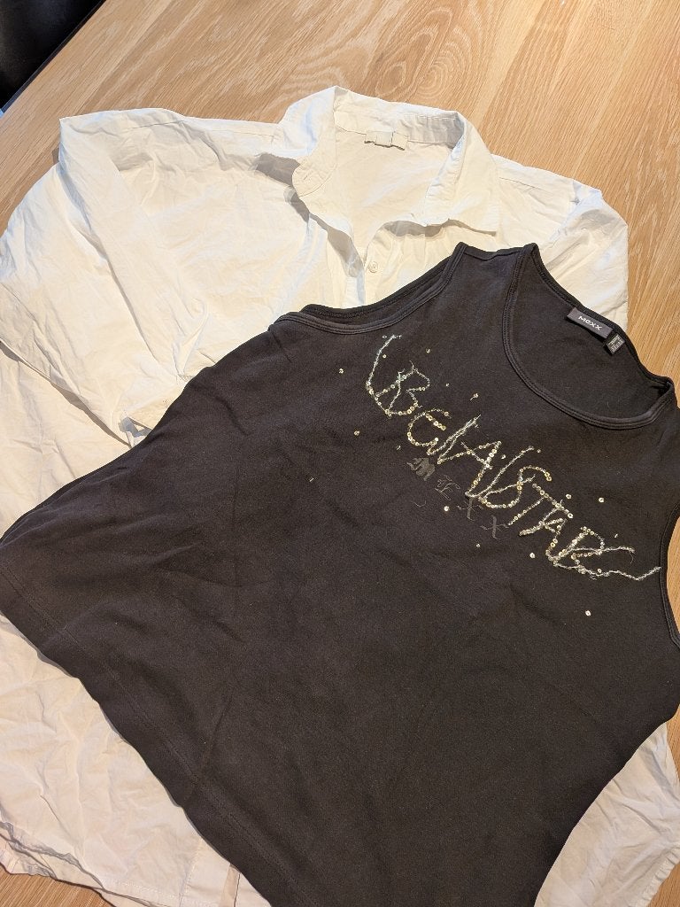 blouse en top maat xl, Ophalen of Verzenden, Zo goed als nieuw, Maat 42/44 (L), Wit