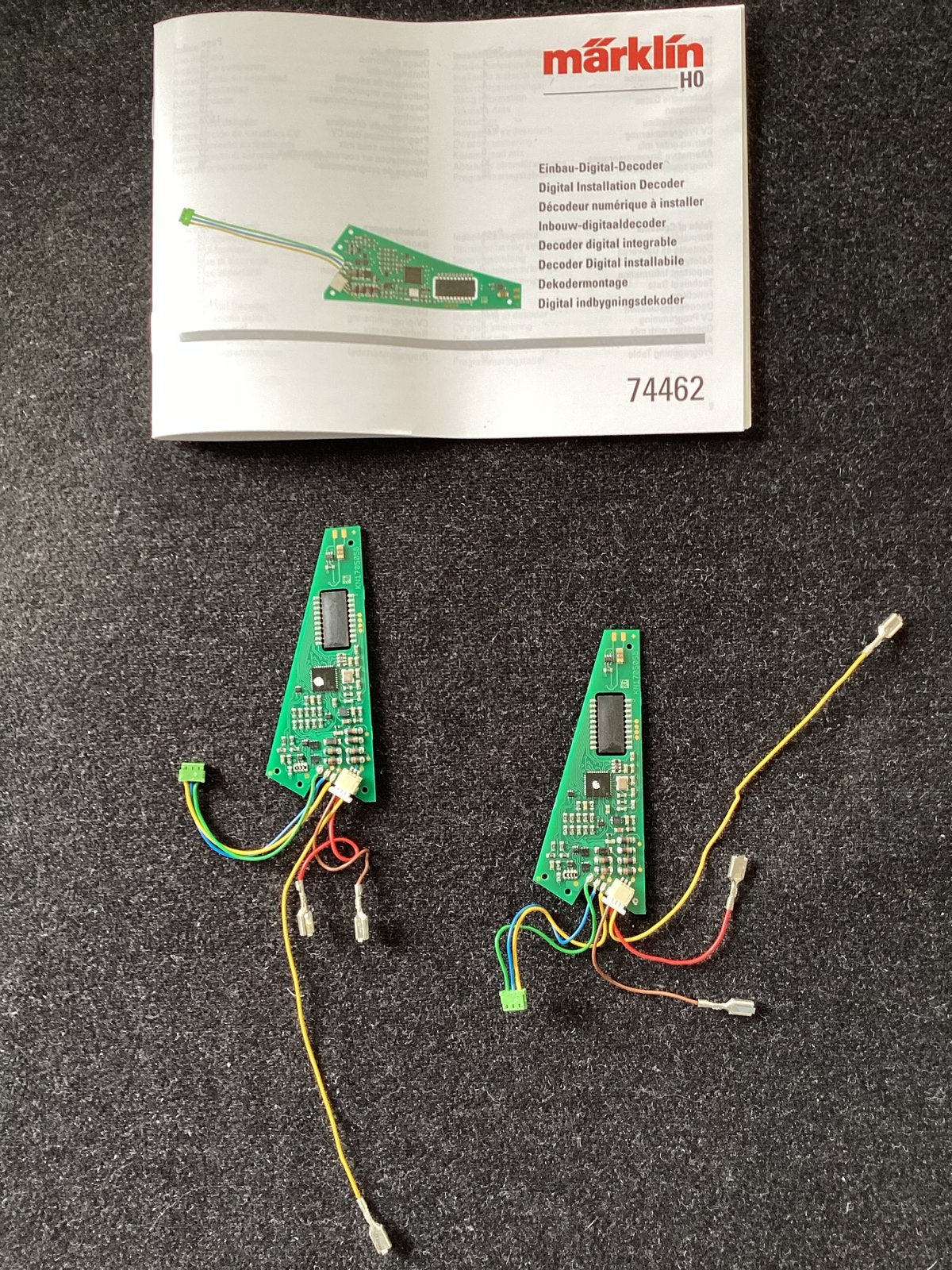 Märklin HO 74462 Inbouw-Digital-Decoder (2 stuks), Wisselstroom, Gebruikt, Overige typen, Ophalen of Verzenden