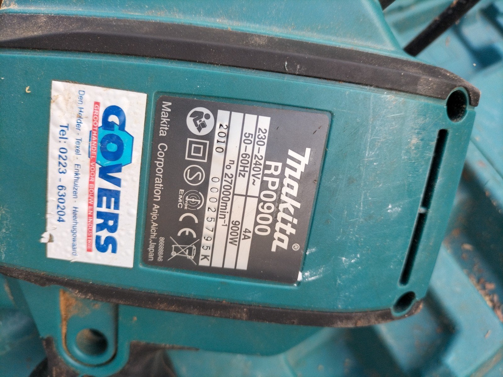 Makita RP0900 Bovenfrees in koffer, Doe-het-zelf en Verbouw, Ophalen, Gebruikt, Elektrisch, Makita