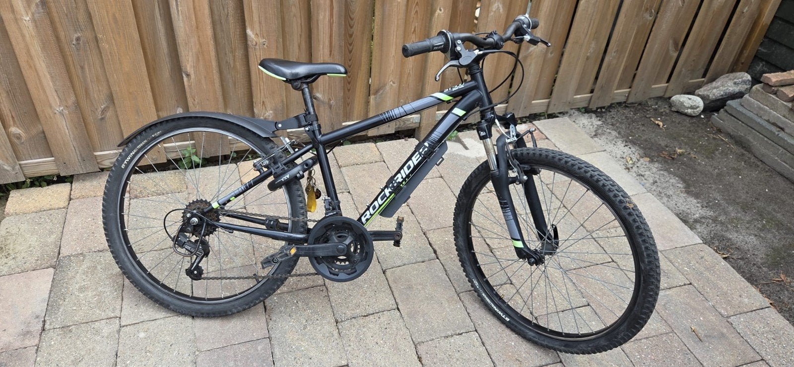 B'twin Rockrider ST500 mountainbike 24 inch, Minder dan 45 cm, Ophalen, Gebruikt, Overige merken