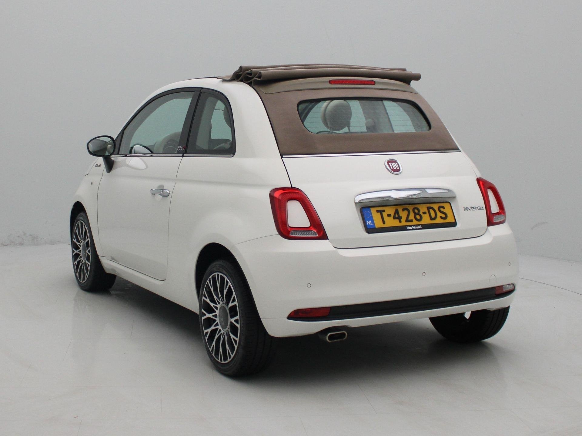Fiat 500 C 1.0 Hybrid Dolcevita | Climate Controle | Unieke, Auto's, Stof, Euro 6, Cabriolet, 4 stoelen
