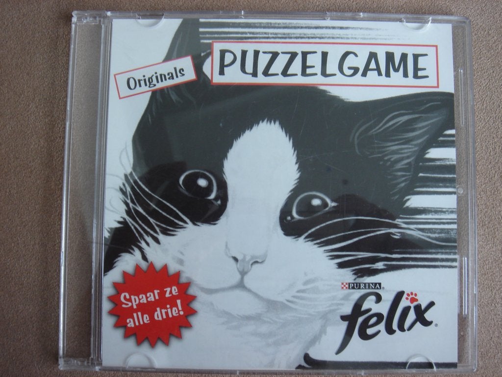 PC CD Felix Puzzelgame  -  Geschikt voor: Windows XP, Puzzel en Educatief, Gebruikt, 1 speler, Eén computer