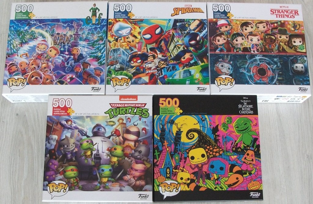 Diverse *** PUZZELS FUNKO POP! ***, Ophalen of Verzenden, 500 t/m 1500 stukjes, Zo goed als nieuw, Legpuzzel